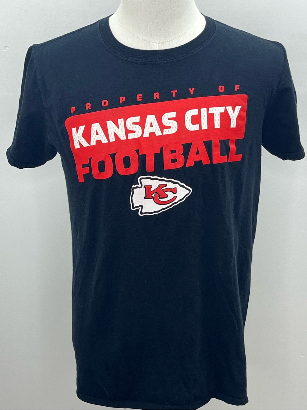 Fanatics Kansas City Football Property Of KC Graphic Mens T-Shirt Medium